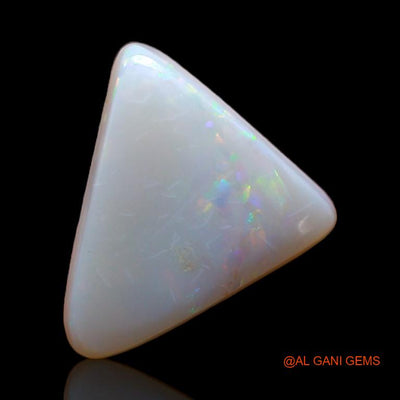 3.05 Cts Unheated Australian Fire Opal Loose Gemstone Trillion Cabochon Natural 13x10x3 mm A-565