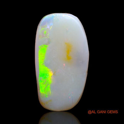 Natural Untreated Fire Opal Loose Gemstone Fancy Cabochon From Australia 2.20 Cts 13x7x2 mm A-566