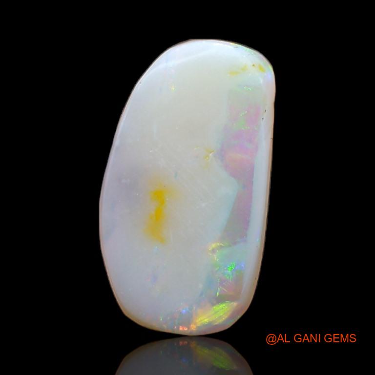Natural Untreated Fire Opal Loose Gemstone Fancy Cabochon From Australia 2.20 Cts 13x7x2 mm A-566