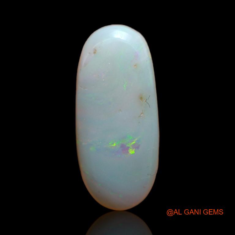 3.65 Cts Natural Australian Fire Opal Loose Gemstone Oval Cabochon 17x7x3 mm A-568