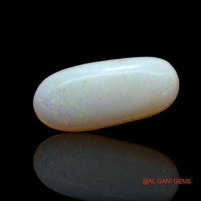 3.65 Cts Natural Australian Fire Opal Loose Gemstone Oval Cabochon 17x7x3 mm A-568