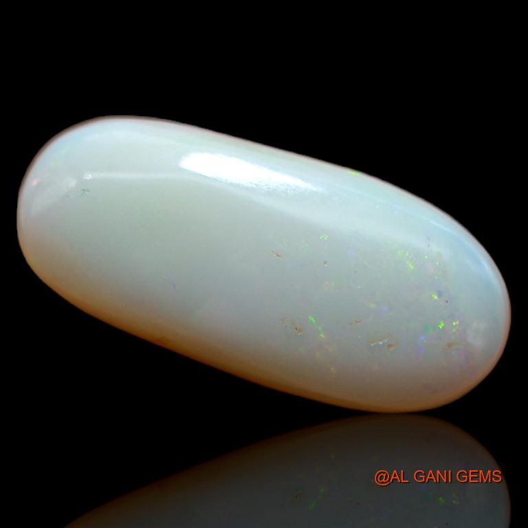3.65 Cts Natural Australian Fire Opal Loose Gemstone Oval Cabochon 17x7x3 mm A-568