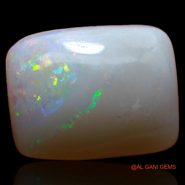 3.70 Cts Natural Australian Fire Opal Loose Gemstone Square Cabochon 11x8x4 mm A-569