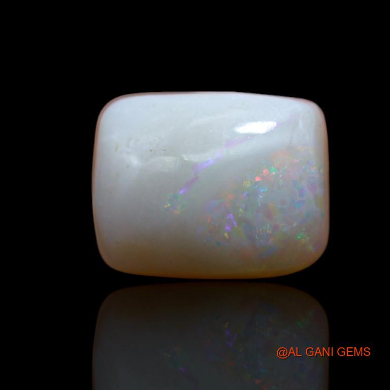 3.70 Cts Natural Australian Fire Opal Loose Gemstone Square Cabochon 11x8x4 mm A-569