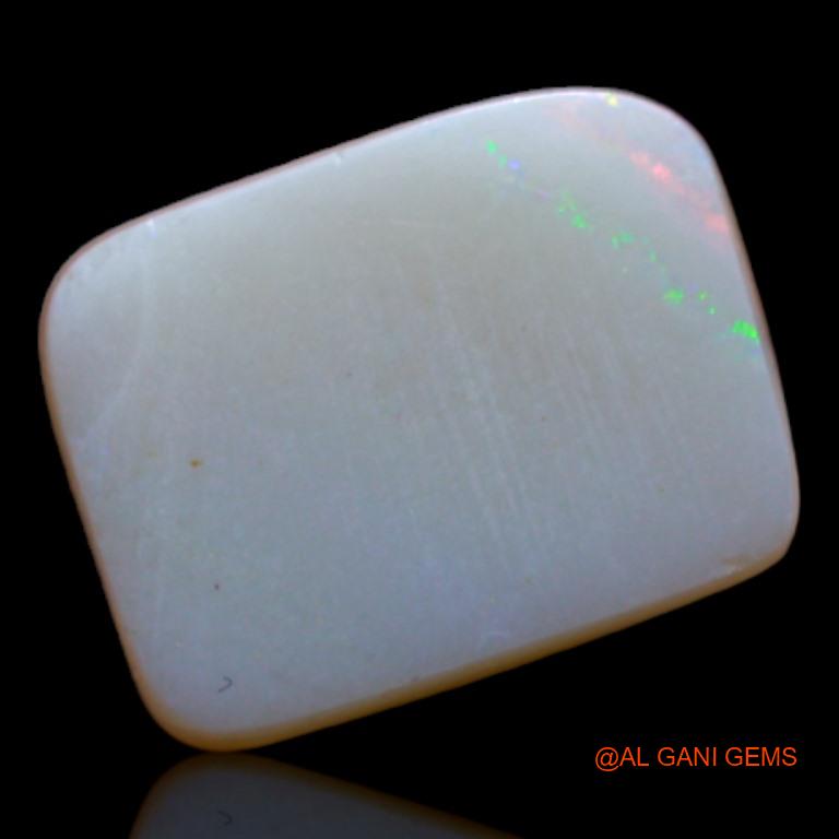 3.70 Cts Natural Australian Fire Opal Loose Gemstone Square Cabochon 11x8x4 mm A-569