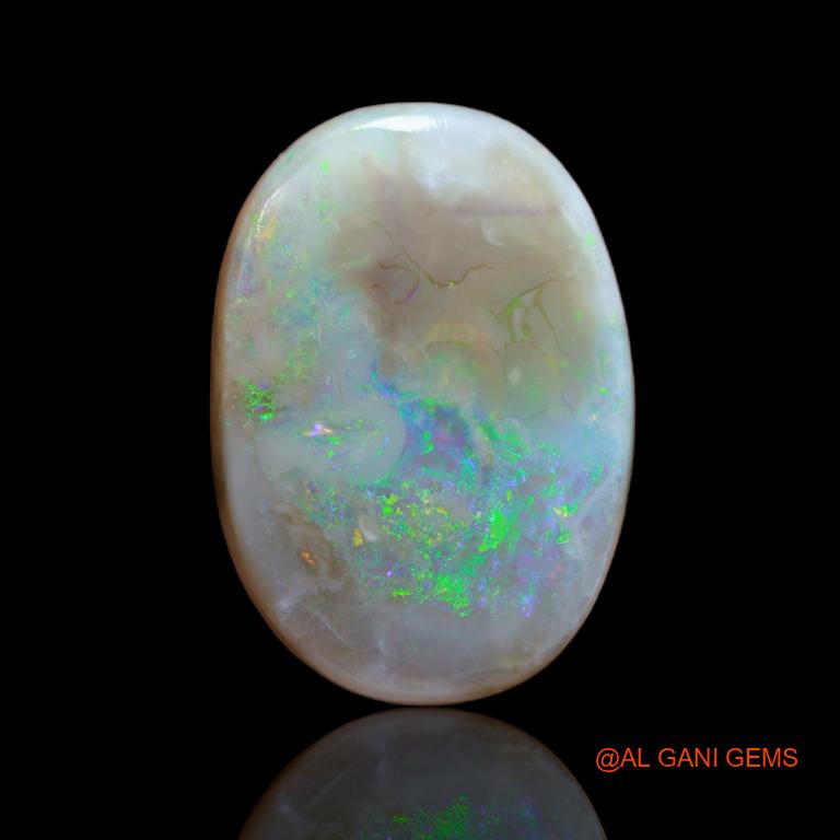 13.00 Cts Natural Australian Fire Opal Loose Gemstone Fancy Cabochon 20x14x5 mm A-56