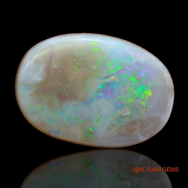 13.00 Cts Natural Australian Fire Opal Loose Gemstone Fancy Cabochon 20x14x5 mm A-56