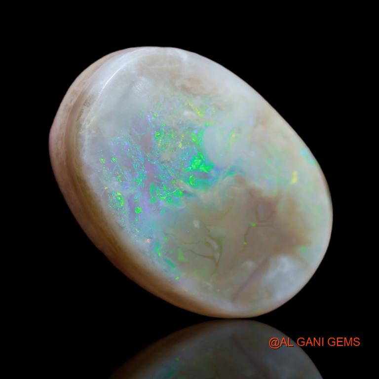 13.00 Cts Natural Australian Fire Opal Loose Gemstone Fancy Cabochon 20x14x5 mm A-56
