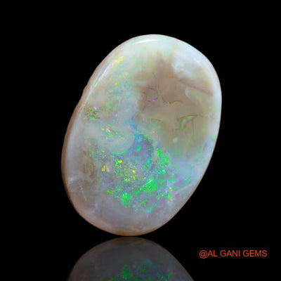 13.00 Cts Natural Australian Fire Opal Loose Gemstone Fancy Cabochon 20x14x5 mm A-56