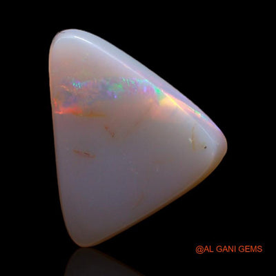 Natural Fire Opal Gemstone 2.70 Cts Loose Trillion Cabochon From Australia 13x11x3 mm A-570