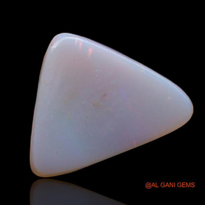 Natural Fire Opal Gemstone 2.70 Cts Loose Trillion Cabochon From Australia 13x11x3 mm A-570