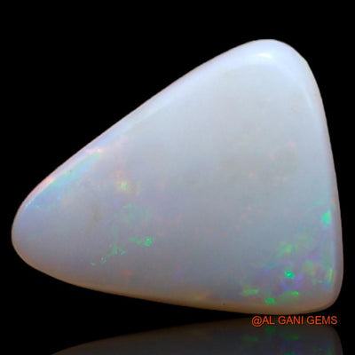 1.80 Cts Natural Australian Fire Opal Trillion Cabochon Loose Gemstone For Jewelry 12x10x2 mm A-575