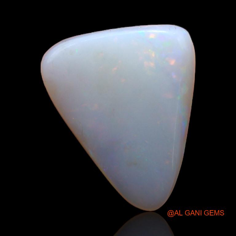 1.80 Cts Natural Australian Fire Opal Trillion Cabochon Loose Gemstone For Jewelry 12x10x2 mm A-575