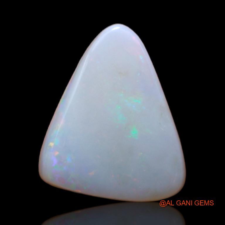 1.80 Cts Natural Australian Fire Opal Trillion Cabochon Loose Gemstone For Jewelry 12x10x2 mm A-575