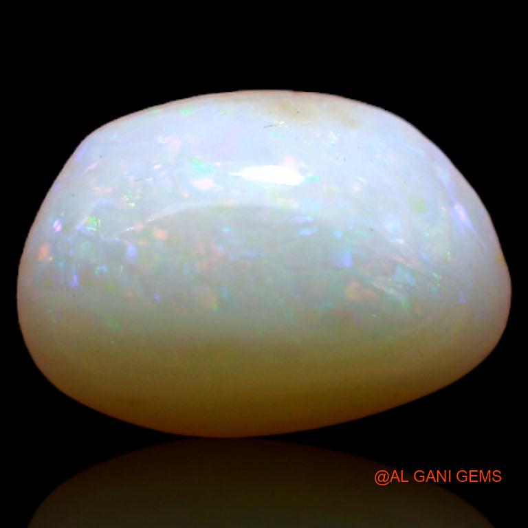 2.55 Cts Natural Australian Fire Opal Loose Gemstone Fancy Cabochon 10x7x5 mm A-576