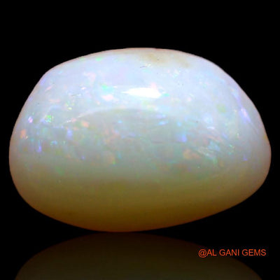 2.55 Cts Natural Australian Fire Opal Loose Gemstone Fancy Cabochon 10x7x5 mm A-576