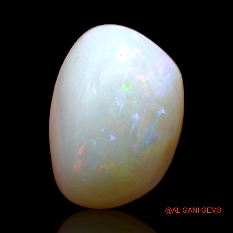 2.55 Cts Natural Australian Fire Opal Loose Gemstone Fancy Cabochon 10x7x5 mm A-576