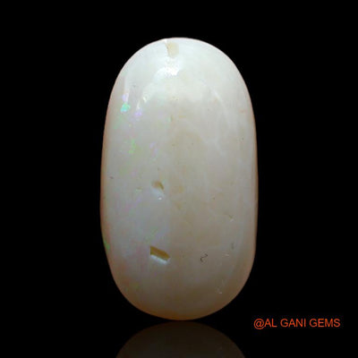 Natural Fire Opal Gemstone 3.90 Cts Loose Oval Cabochon From Australia 16x9x4 mm A-579