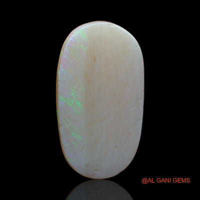 Natural Fire Opal Gemstone 3.90 Cts Loose Oval Cabochon From Australia 16x9x4 mm A-579
