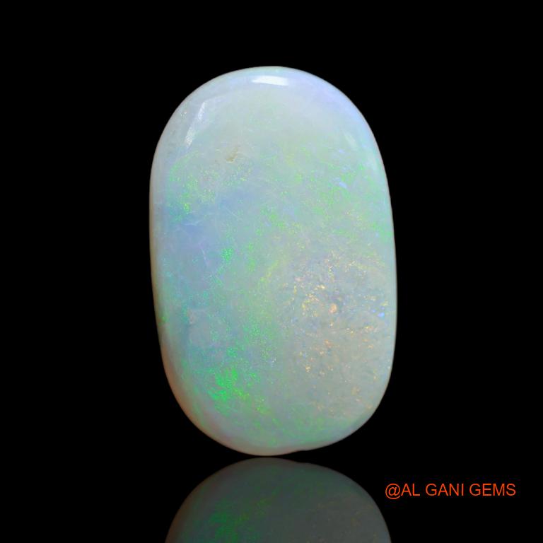 Natural Untreated Fire Opal Loose Gemstone Fancy Cabochon From Australia 10.00 Cts 22x14x5 mm A-57