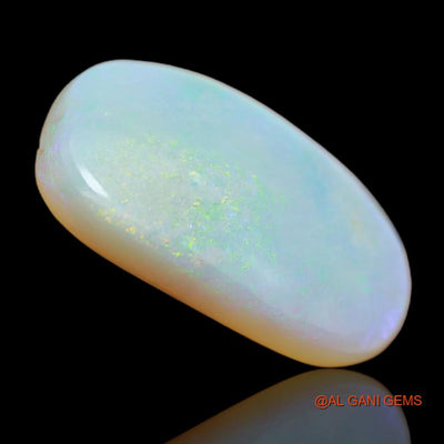 Natural Untreated Fire Opal Loose Gemstone Fancy Cabochon From Australia 10.00 Cts 22x14x5 mm A-57