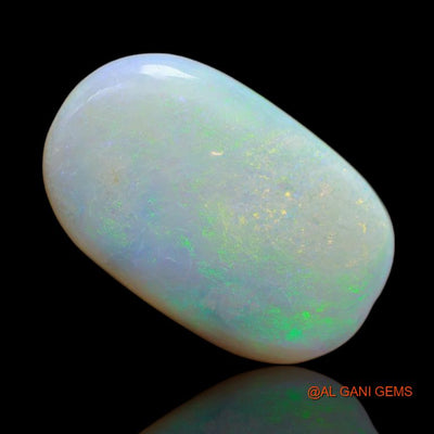 Natural Untreated Fire Opal Loose Gemstone Fancy Cabochon From Australia 10.00 Cts 22x14x5 mm A-57