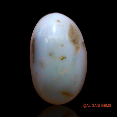 Natural Fire Opal Gemstone 3.85 Cts Loose Oval Cabochon From Australia 14x9x4 mm A-580