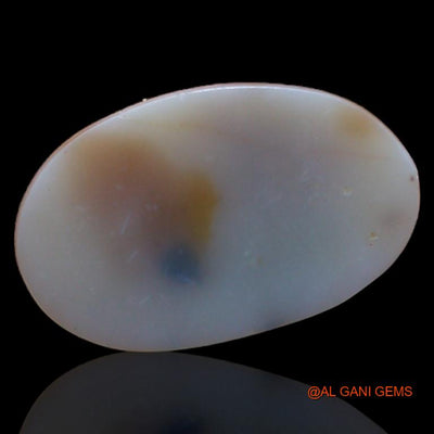 Natural Fire Opal Gemstone 3.85 Cts Loose Oval Cabochon From Australia 14x9x4 mm A-580