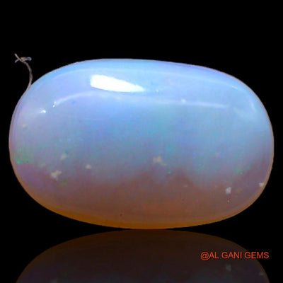 3.00 Cts Unheated Australian Fire Opal Loose Gemstone Oval Cabochon Natural 13x8x4 mm A-581