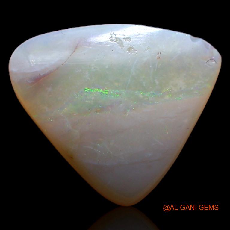 2.50 Cts Natural Australian Fire Opal Loose Gemstone Trillion Cabochon 11x11x3 mm A-582