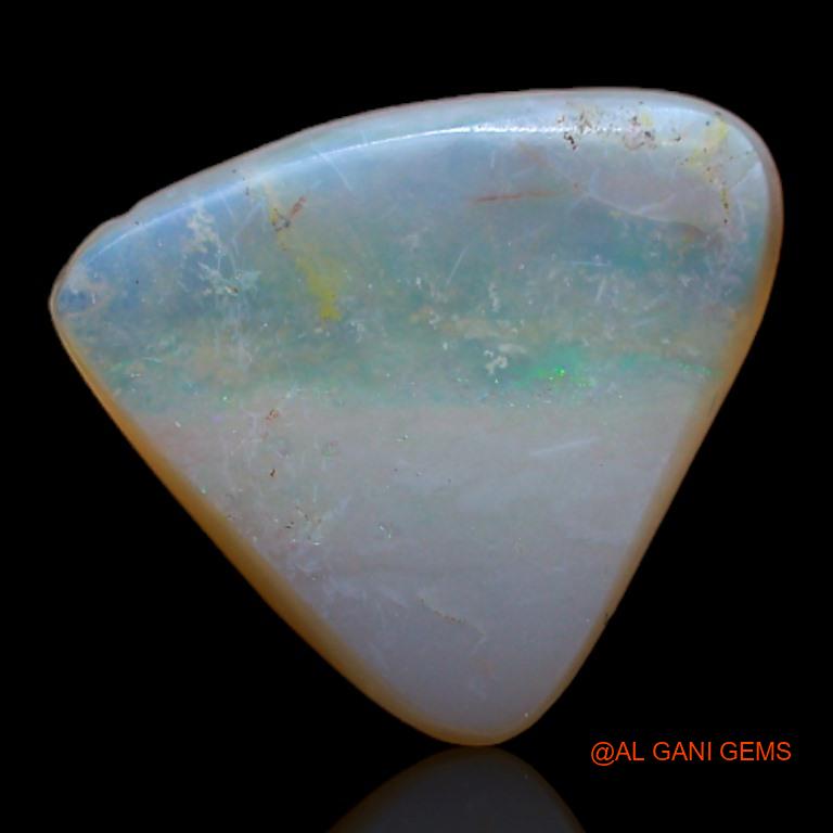 2.50 Cts Natural Australian Fire Opal Loose Gemstone Trillion Cabochon 11x11x3 mm A-582
