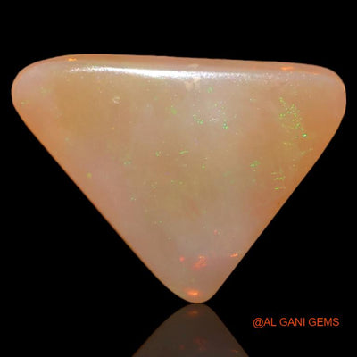 3.50 Cts Natural Australian Fire Opal Loose Gemstone Trillion Cabochon 13x13x3 mm A-583