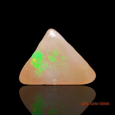 3.50 Cts Natural Australian Fire Opal Loose Gemstone Trillion Cabochon 13x13x3 mm A-583