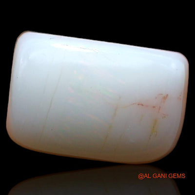 3.50 Cts Natural Australian Fire Opal Loose Gemstone Square Cabochon 11x8x5 mm A-584