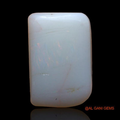 3.50 Cts Natural Australian Fire Opal Loose Gemstone Square Cabochon 11x8x5 mm A-584