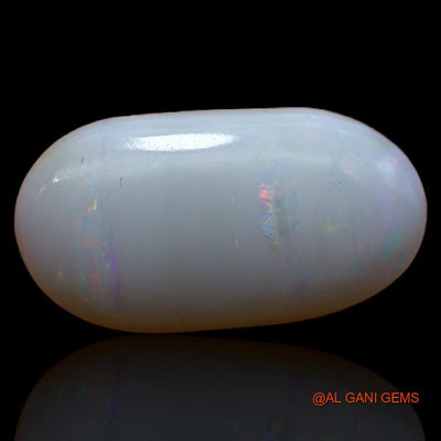 3.50 Cts Natural Australian Fire Opal Loose Gemstone Oval Cabochon 16x9x3 mm A-587