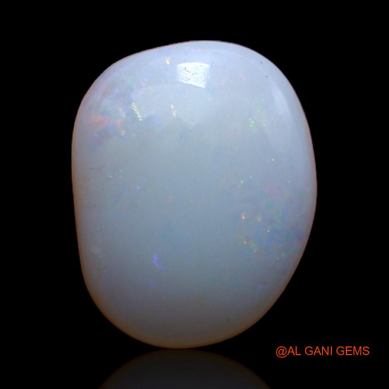 Natural Fire Opal Gemstone 3.00 Cts Loose Fancy Cabochon From Australia 13x10x3 mm A-590