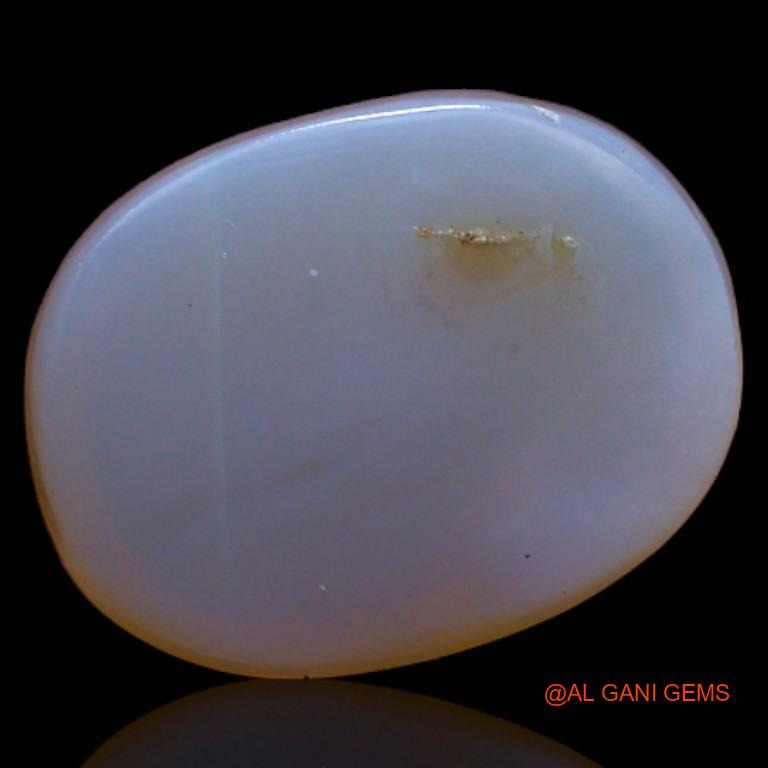 Natural Untreated Fire Opal Loose Gemstone Oval Cabochon From Australia 3.10 Cts 12x9x4 mm A-591