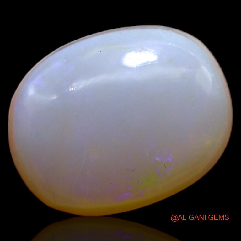 3.80 Cts Natural Australian Fire Opal Oval Cabochon Loose Gemstone For Jewelry 13x10x4 mm A-592