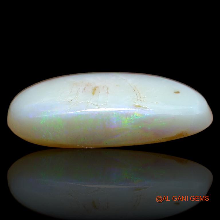 4.30 Cts Natural Australian Fire Opal Loose Gemstone Fancy Cabochon 18x7x4 mm A-593