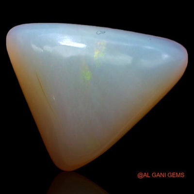 Natural Fire Opal Gemstone 4.00 Cts Loose Trillion Cabochon From Australia 12x11x5 mm A-595