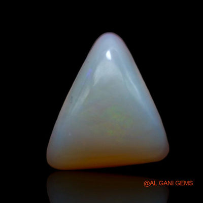 Natural Fire Opal Gemstone 4.00 Cts Loose Trillion Cabochon From Australia 12x11x5 mm A-595