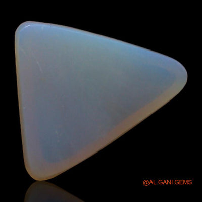 Natural Fire Opal Gemstone 4.00 Cts Loose Trillion Cabochon From Australia 12x11x5 mm A-595