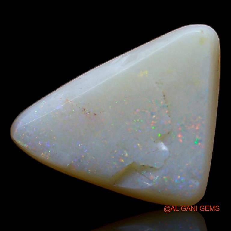2.40 Cts Natural Australian Fire Opal Trillion Cabochon Loose Gemstone For Jewelry 12x9x4 mm A-597