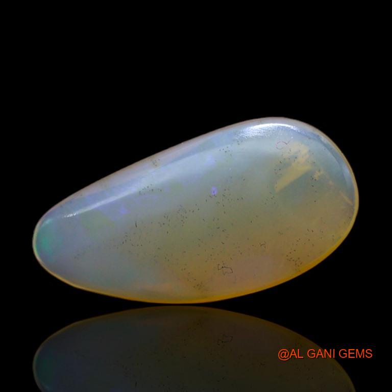 1.90 Cts Natural Australian Fire Opal Loose Gemstone Fancy Cabochon 14x7x2 mm A-598