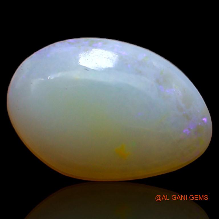 Natural Fire Opal Gemstone 2.30 Cts Loose Fancy Cabochon From Australia 13x9x3 mm A-599