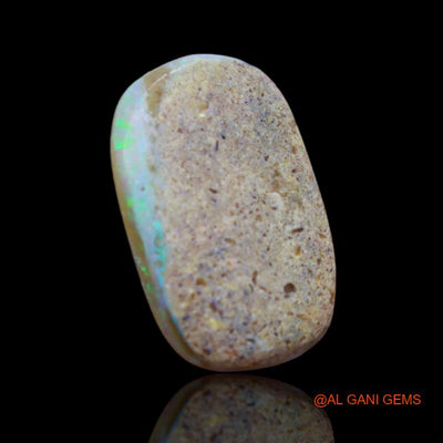 5.00 Cts Natural Australian Fire Opal Loose Gemstone Fancy Cabochon 19x11x3 mm A-59