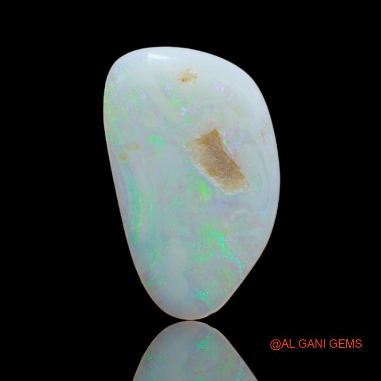 4.50 Cts Natural Australian Fire Opal Loose Gemstone Fancy Cabochon 21x12x2 mm A-5