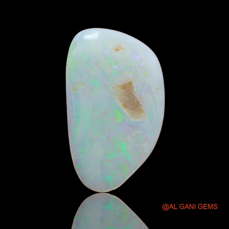 4.50 Cts Natural Australian Fire Opal Loose Gemstone Fancy Cabochon 21x12x2 mm A-5