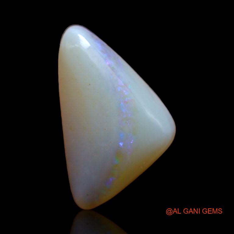 2.00 Cts Natural Australian Fire Opal Loose Gemstone Trillion Cabochon 14x8x3 mm A-600
